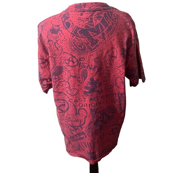 Vintage Disney Cast Member Original Red T Shirt Size Large CMO RARE - Picture 16 of 16